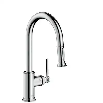 AXOR Montreux Jednouchwytowa bateria kuchenna 180 z wyciąganą wylewką HANSGROHE 16581800