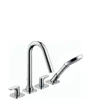 AXOR Citterio M 4-otworowa bateria wannowa do montażu na cokole z płytek HANSGROHE 34454000