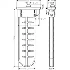 sBox Element zewnętrzny Finish set HANSGROHE 28022000