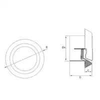 Anemostat AN 125 DOSPEL 007-0199