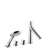 AXOR Starck Organic 4-otworowa bateria termostatyczna wannowa na brzeg wanny HANSGROHE 12425000