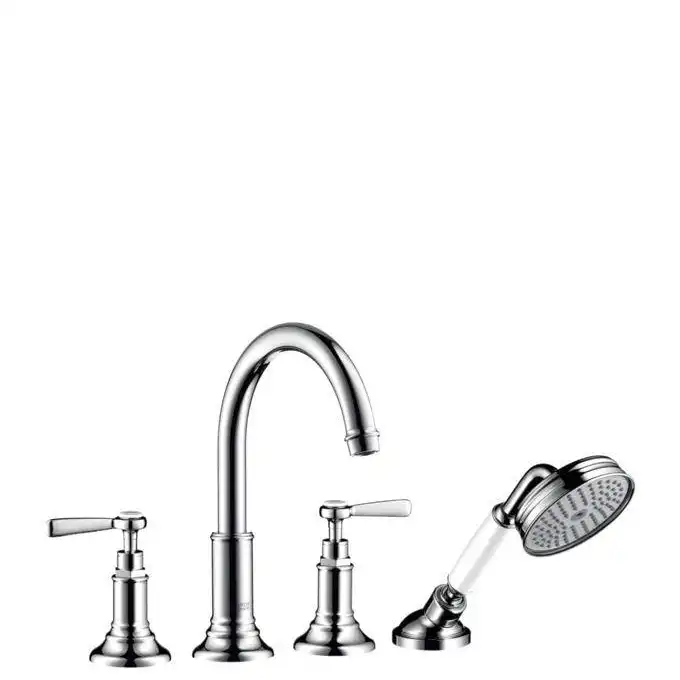 AXOR Montreux 4-otworowa bateria wannowa do montażu na cokole z płytek HANSGROHE 16554000