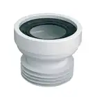 Przyłącze kanalizacyjne, krótkie L-120mm,wejście 90-110mm,wyjście 110mm, proste MCALPINE WC-CON1