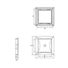 Drzwiczki rewizyjne DR 200x250  DOSPEL 007-1244