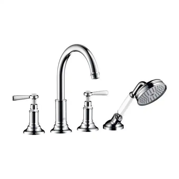 AXOR Montreux 4-otworowa bateria wannowa do montażu na cokole z płytek HANSGROHE 16554820