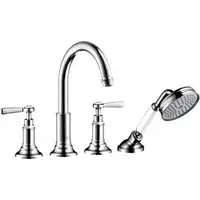 AXOR Montreux 4-otworowa bateria wannowa do montażu na cokole z płytek HANSGROHE 16554820