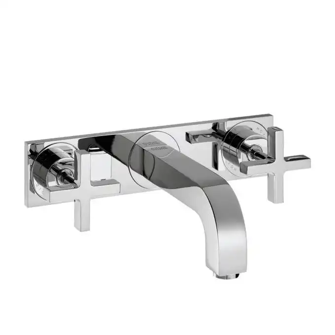 AXOR Citterio 3-otworowa bateria umywalkowa montaż ścienny podtynkowy z wylewką 226mm HANSGROHE 39144000