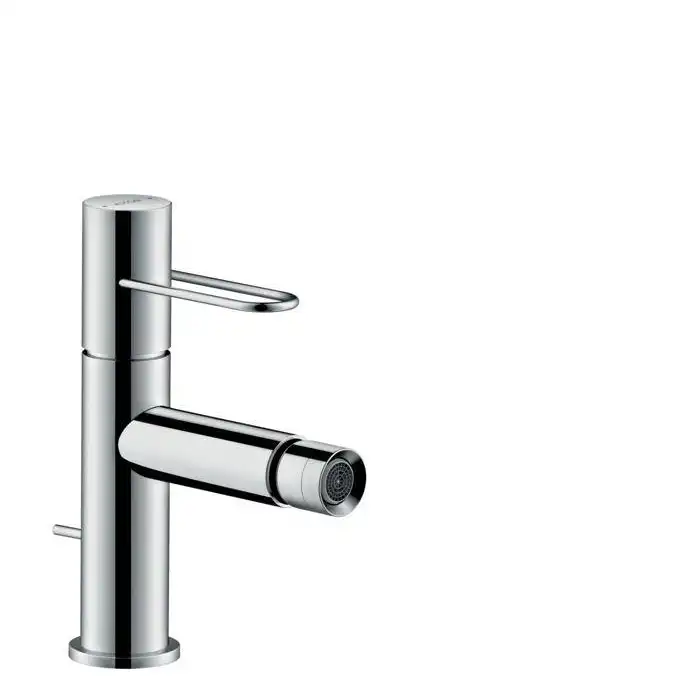 AXOR Uno Jednouchwytowa bateria bidetowa z automatycznym kompletem odpływowym i uchytem loop HANSGROHE 38211000