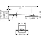 AXOR ShowerSolutions Głowica prysznicowa 250/250 2jet z ramieniem prysznicowym HANSGROHE 35310000