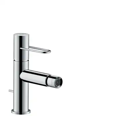 AXOR Uno Jednouchwytowa bateria bidetowa z automatycznym kompletem odpływowym i uchytem loop HANSGROHE 38211000