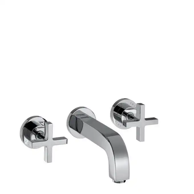 AXOR Citterio 3-otworowa bateria umywalkowa montaż ścienny podtynkowy z wylewką 162mm HANSGROHE 39313000