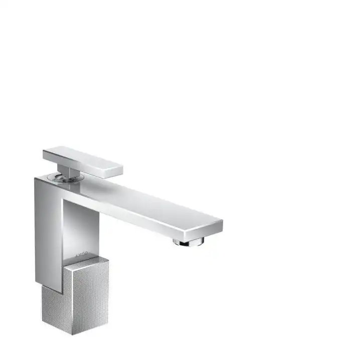 AXOR Edge Jednouchwytowa bateria umywalkowa 130 push-open - szlif diamentowy HANSGROHE 46011000