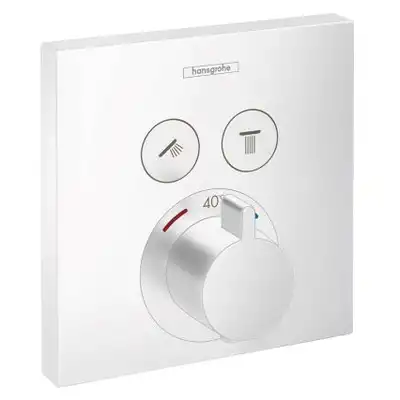 ShowerSelect Bateria termostatyczna do 2 odbiorników, montaż podtynkowy, element zewnętrzny HANSGROHE 15763700