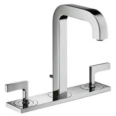 AXOR Citterio 3-otworowa bateria umywalkowa 170 z uchwytami jednoramiennymi, wylewka 140mm HANSGROHE 39136000