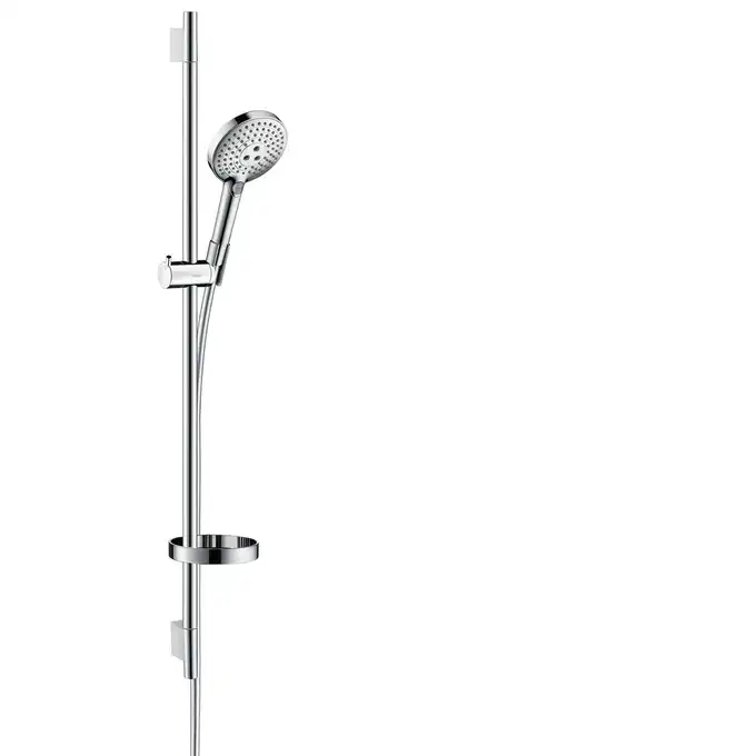 Raindance Select S Zestaw prysznicowy 120 3jet EcoSmart 9 l/min z drążkiem 90 cm i mydelniczką HANSGROHE 26633000