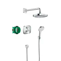 Croma Select E Zestaw prysznicowy podtynkowy z termostatem Ecostat E HANSGROHE 27294000