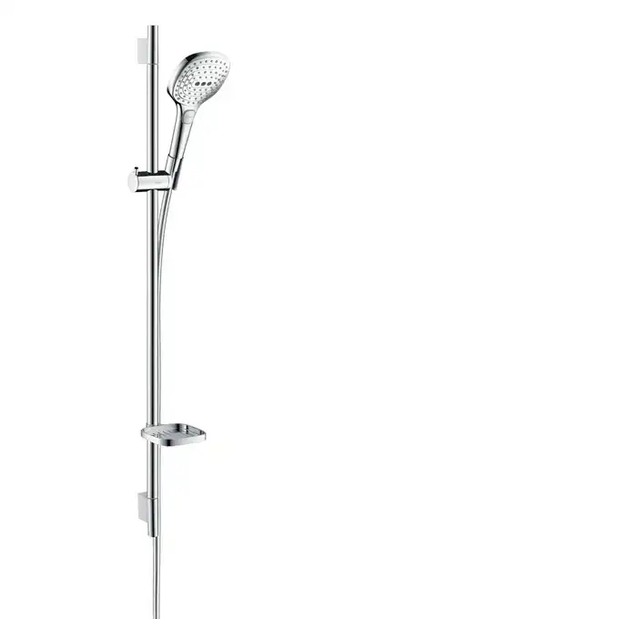 Raindance Select E Zestaw prysznicowy 120 3jet z drążkiem 90 cm i mydelniczką HANSGROHE 26621400