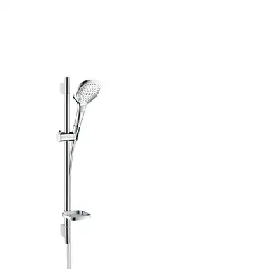 Raindance Select E Zestaw prysznicowy 120 3jet z drążkiem 65 cm i mydelniczką HANSGROHE 26620000