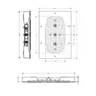 Raindance Rainmaker Głowica prysznicowa 680/460 3jet bez oświetlenia HANSGROHE 28417000