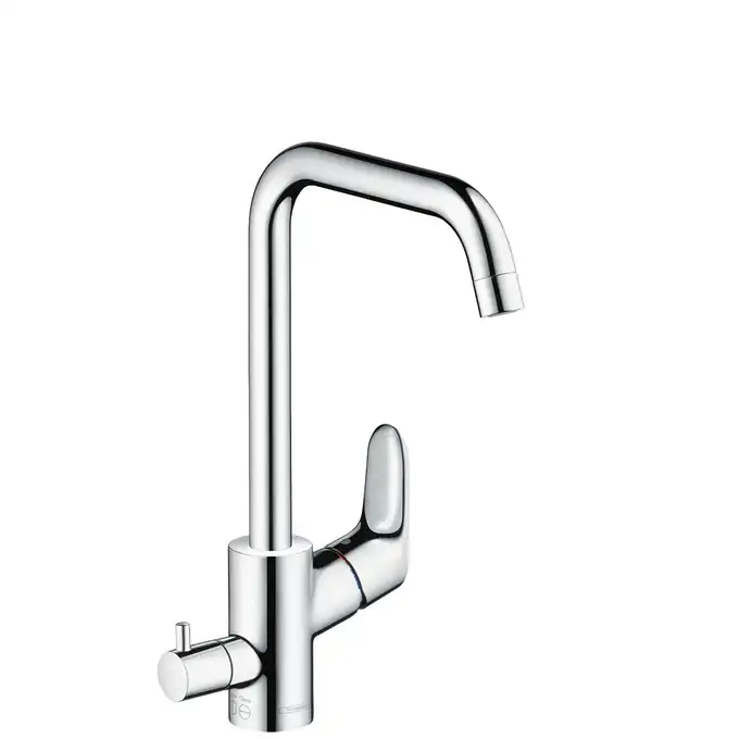 Focus M41 Jednouchwytowa bateria kuchenna 260, z zaworem odcinającym, 1jet HANSGROHE 31823000