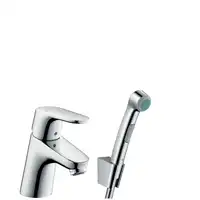 Focus Jednouchwytowa bateria umywalkowa 70 z główką bidette i wężem 160 cm HANSGROHE 31926000