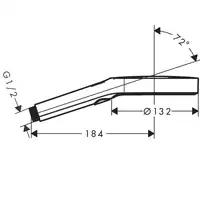 Rainfinity Główka prysznicowa 130 3jet EcoSmart HANSGROHE 26865000