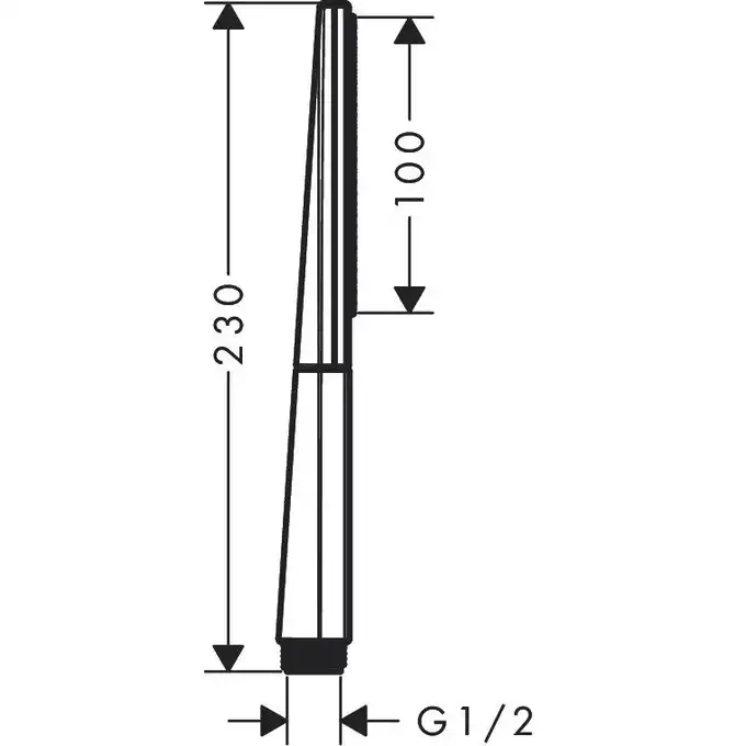 Rainfinity Główka prysznicowa 100 1jet HANSGROHE 26866140