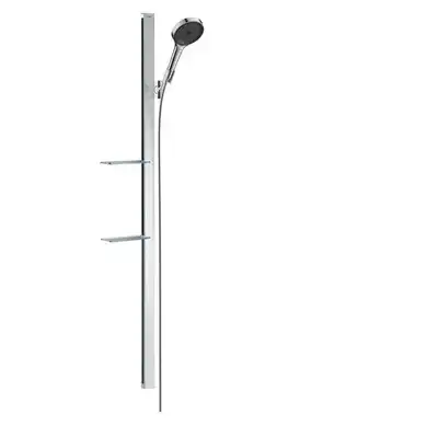 Rainfinity Zestaw prysznicowy 130 3jet EcoSmart z drążkiem 150cm i mydelniczką HANSGROHE 27674000