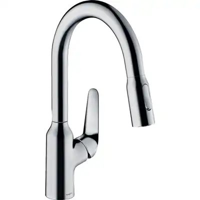 Focus M42 Jednouchwytowa bateria kuchenna 180, wyciągana wylewka, 2jet HANSGROHE 71801000