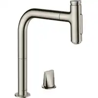 Metris Select M71 2-otworowa jednouchwytowa bateria kuchenna 2-hole 200, wyciągana wylewka, 2jet, sBox HANSGROHE 73818800