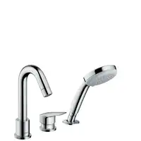 Logis 3-otworowa jednouchwytowa bateria na brzeg wanny, element zewnętrzny HANSGROHE 71313000