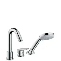 Logis 3-otworowa jednouchwytowa bateria na brzeg wanny, element zewnętrzny HANSGROHE 71310000