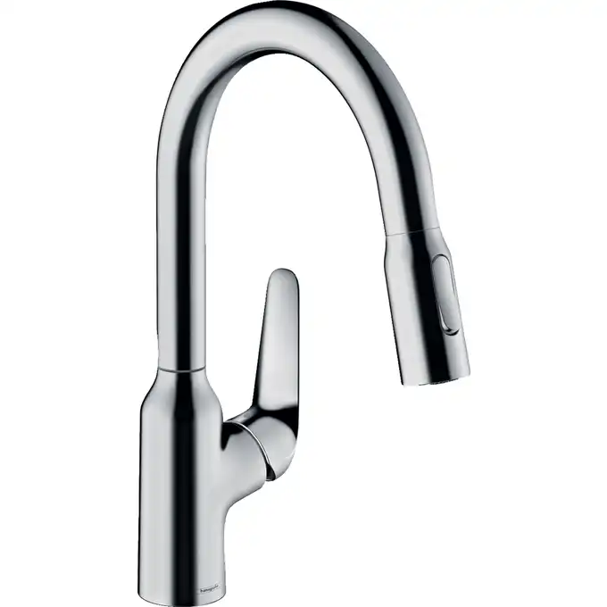 Focus M42 Jednouchwytowa bateria kuchenna 180, wyciągana wylewka, 2jet, sBox HANSGROHE 71821000