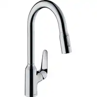 Focus M42 Jednouchwytowa bateria kuchenna 220, wyciągana wylewka, 2jet, sBox HANSGROHE 71820000