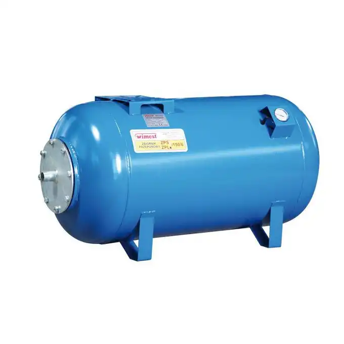 Zbiornik hydroforowy przeponowy 150 l, poziomy WIMEST GZP07 &quot;150&quot; (L)