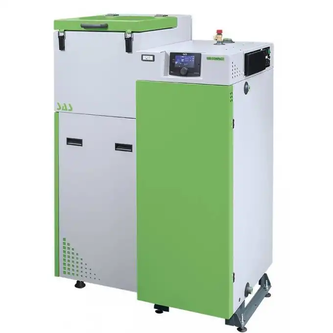 Kocioł COMPACT 15 kW lewy TECH na paliwo stałe SAS KOT-COM-015-L-T2