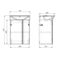 Zestaw SKYE 50 2D white HG PDW ELITA RE020500128060