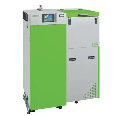 Kocioł BIO COMPACT 25 kW prawy czopuch do góry TECH na paliwo stałe SAS KOT-BIOCOM-025-P-CG-T2