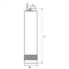 Pompa głębinowa 5” ACUATEC 80 z silnikiem 400V, 1,2kW maks. wysokość podnoszenia – 80m WIMEST TPW 80 400V