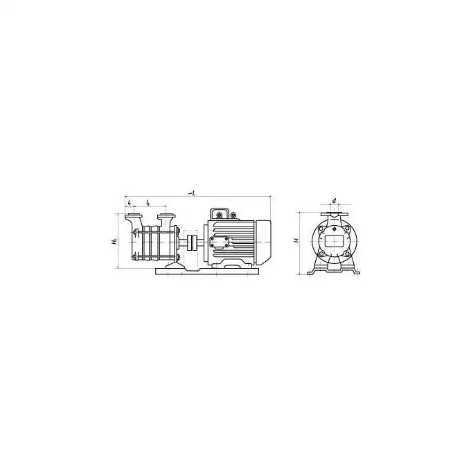 Pompa SKSb 2 stopniowa z silnikiem 230V, 1.5kW WIMEST