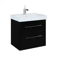 Szafka podumywalkowa BARCELONA 60 2S black HG PDW ELITA 164348