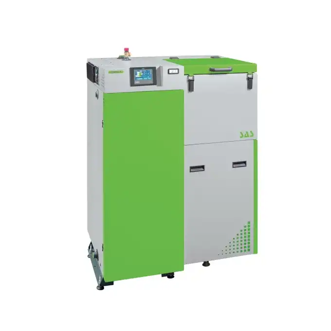 Kocioł BIO COMPACT 25 kW prawy czopuch do góry TECH na paliwo stałe SAS KOT-BIOCOM-025-P-CG-T2