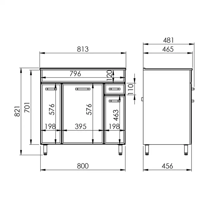 komplet AMIGO KYRA 80 3D 1S white HG NN ELITA 167174