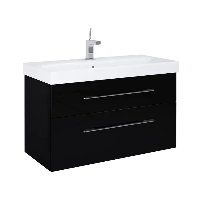 Szafka podumywalkowa BARCELONA 100 2S black HG PDW ELITA 164824