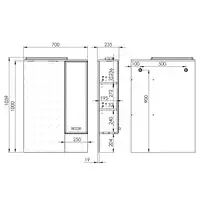 Zestaw górny LED+S AMIGO 70 white HG ELITA 974755