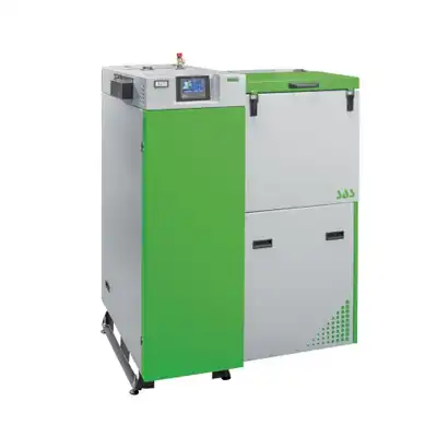 Kocioł SOLID 48 kW prawy TECH 2 na paliwo stałe SAS KOT-SOL-048-P-T2