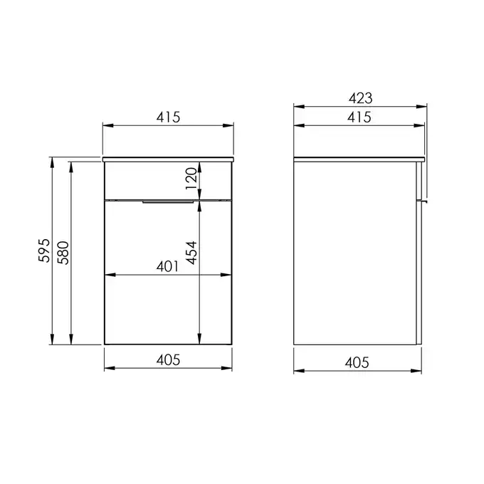 Zestaw QUBO PLUS 40 1D white HG PDW ELITA RE020400148060