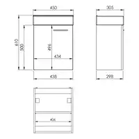 Zestaw TINY 45 1D black HG PDW ELITA RE020450153510