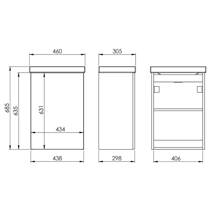 Zestaw KIDO 45 1D white matt PDW ELITA RE020450115290