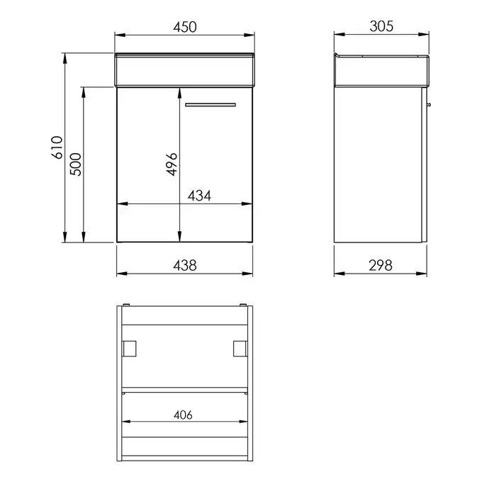 Zestaw TINY 45 1D black HG PDW ELITA RE020450153510